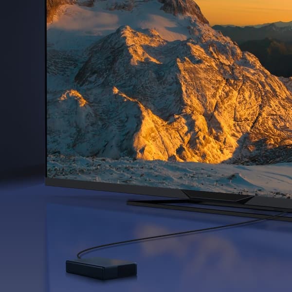 Baseus High Definition Series HDMI 2.1-kabel, 8K 60Hz, 3D, HDR, 48Gbps, 2m (sort)