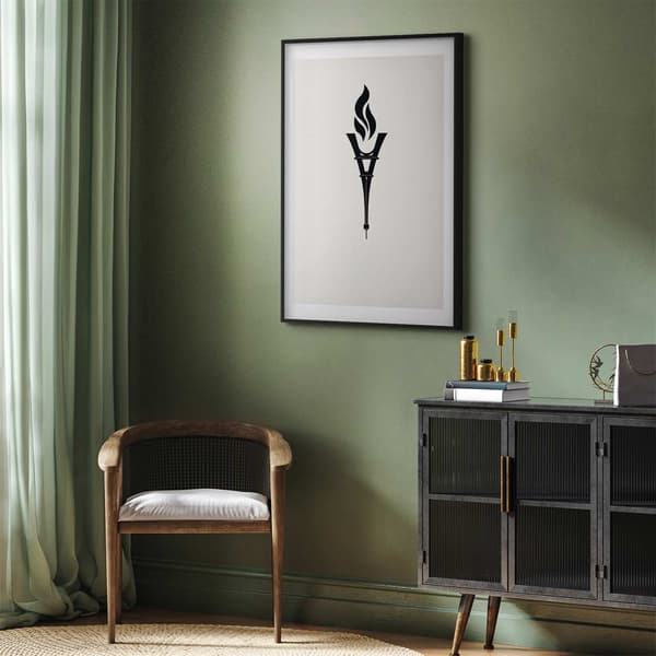 Plakat - Tal med faldende sne