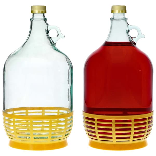 5L vindun med skruelåg og plastikkurv
