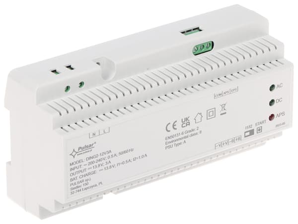 DING2-12V3A PULSAR-SKIFTEBUFFER-STRØMFORSYNING