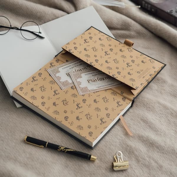 Harry Potter - Hogwarts A5 notesbog med kuglepen