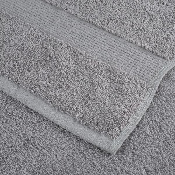vidaXL Premium-pyyhkeet SOLUND, 4 kpl, harmaa, 100x150 cm