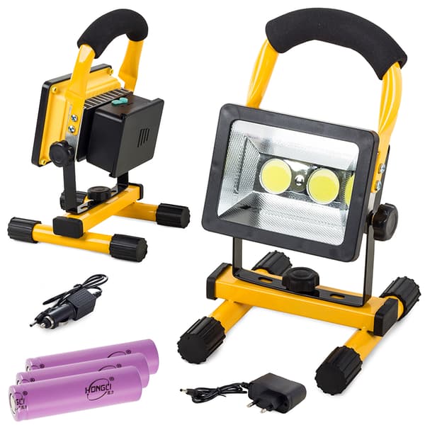 Halogen COB LED-hjul uppladdningsbar 24-pack