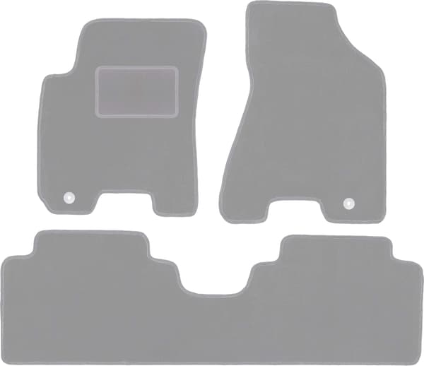 Grå bilmåtter til Hyundai Tucson I SUV (2004-2010)