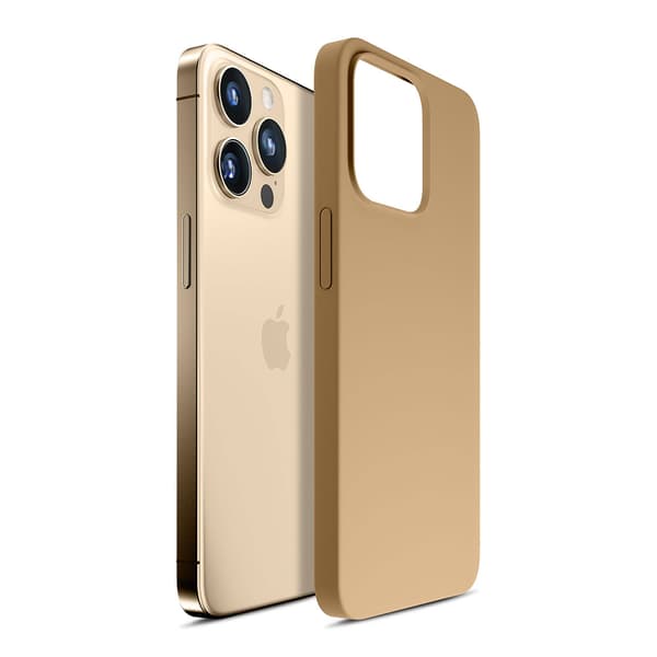 Apple iPhone 14 Pro Max - 3mk Hardy Silikon MagCase Guld
