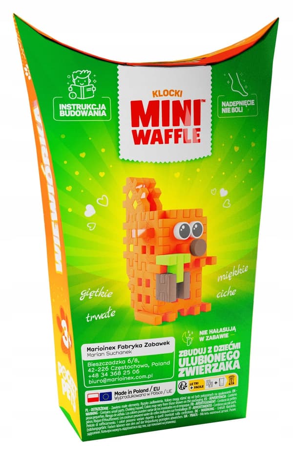 Marioinex Mini Waffle POCKET PETS - EGERN sæt