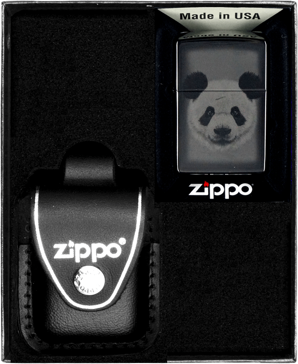 ZIPPO Lighter PANDA DESIGN Gavesæt nr. 3