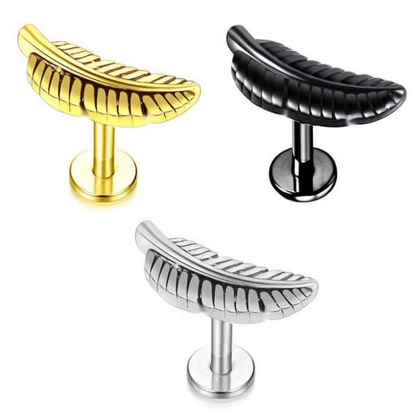 Labret srebrne piórko - LGW-030 1,2/6