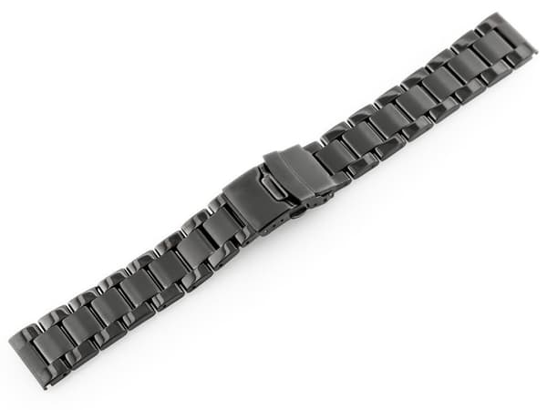 Pacific Model 3 solid armbånd - sort 22mm