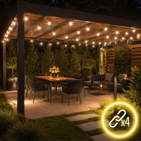 LED LØSNING - Havegirlande - 20m 36LED - M2