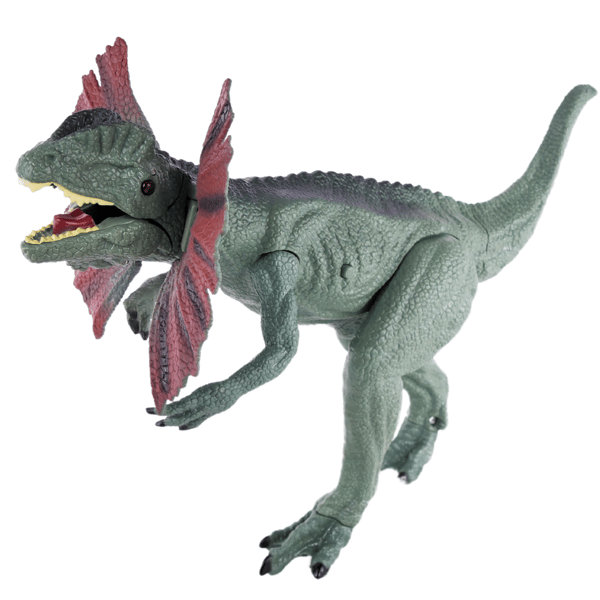 Dinosaur lys- og lydeffekter Bevægelige elementer Interaktive