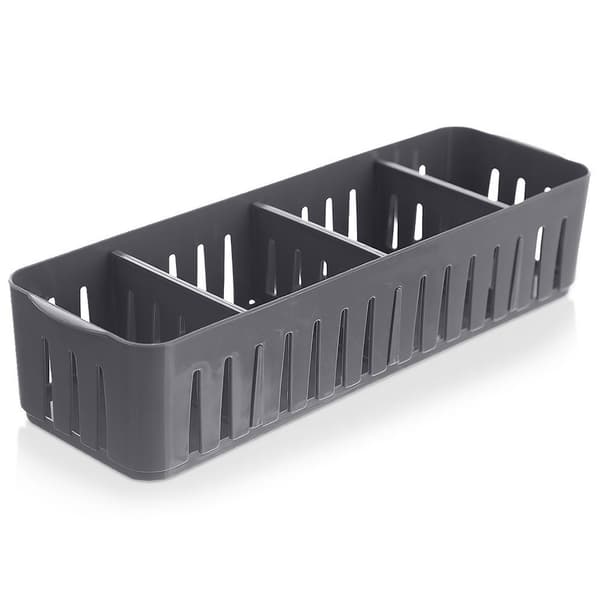 Grå organizer för kryddor 32x10,5x7 cm