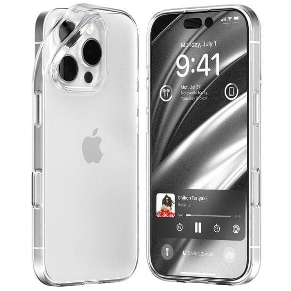 Mercury Jelly Clear iPhone 16 Pro 6,3 tommer/transparent