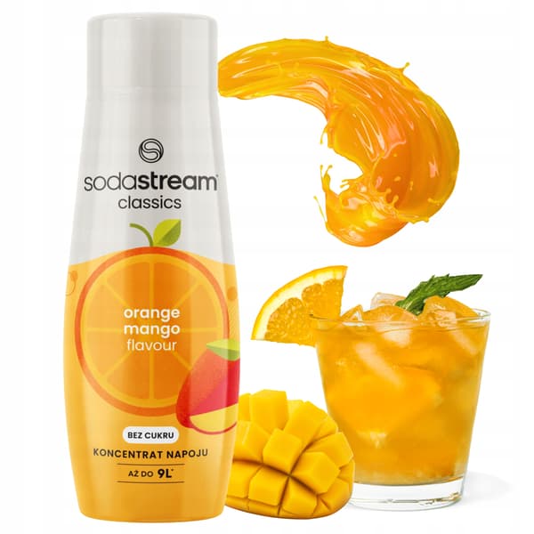 2x Lipton Ice Tea Peach + Appelsiini Mango Zero Sodastream -siirappia