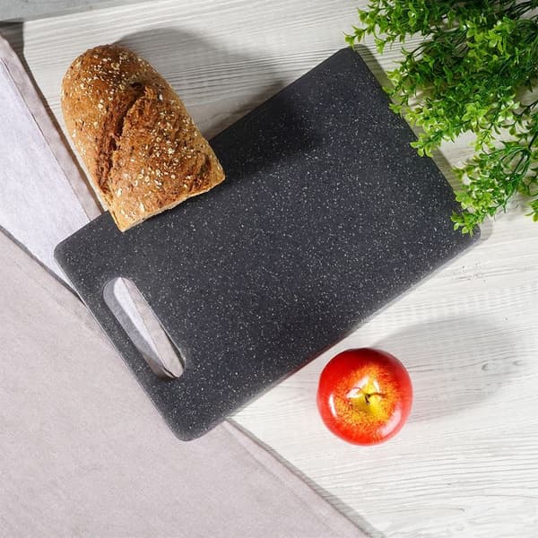 skærebræt plastik grå 24x15 cm