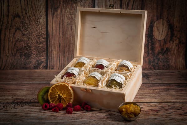Gave tak bryllup gave sæt marmelade