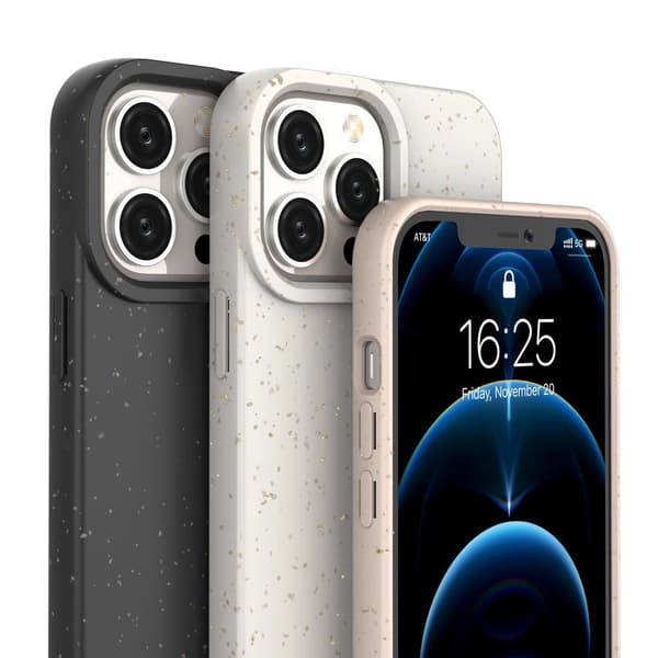 Eco Case iPhone 14 Plus Etui Silikone Nedbrydeligt Cover Lilla