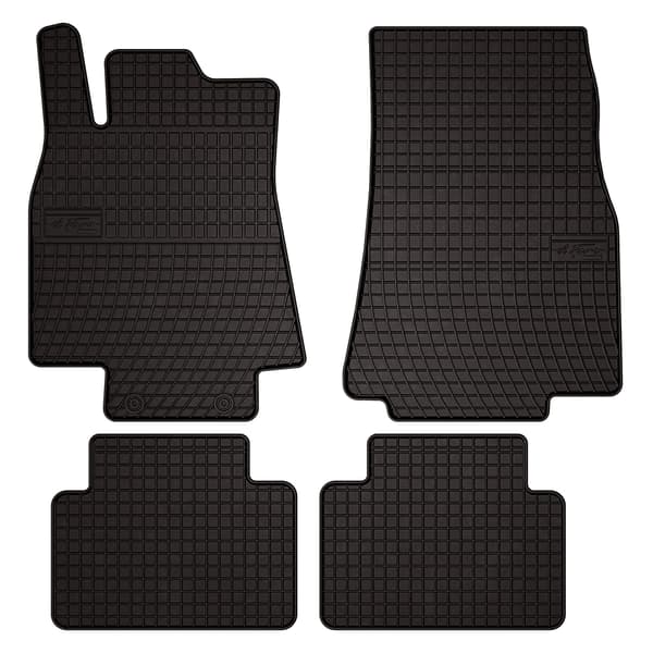 Gummimåtter til: Mercedes A-Klasse W169 hatchback (2004-2012) - sorte, monteret