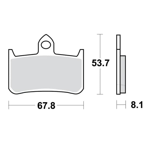 TRW MCB593 bremseklodser