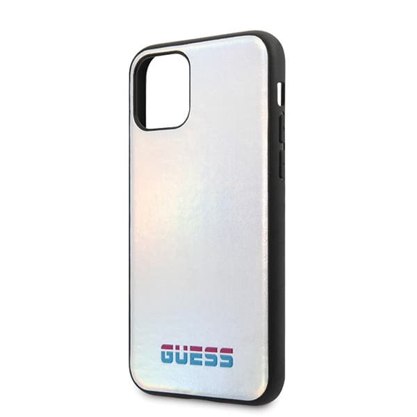 Guess GUHCN65BLD iPhone 11 Pro Max sølv/sølv hårdt cover iriserende