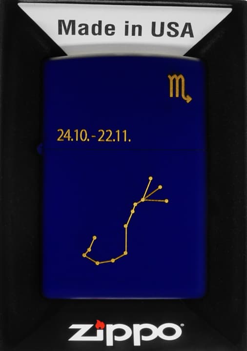 ZIPPO tändarset ZODIAC SCORPIO DESIGN Presentnummer 3