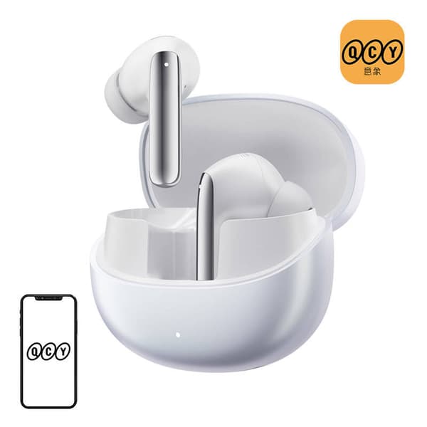 TWS QCY MeloBuds Pro HT08, ANC-hovedtelefoner (hvide)