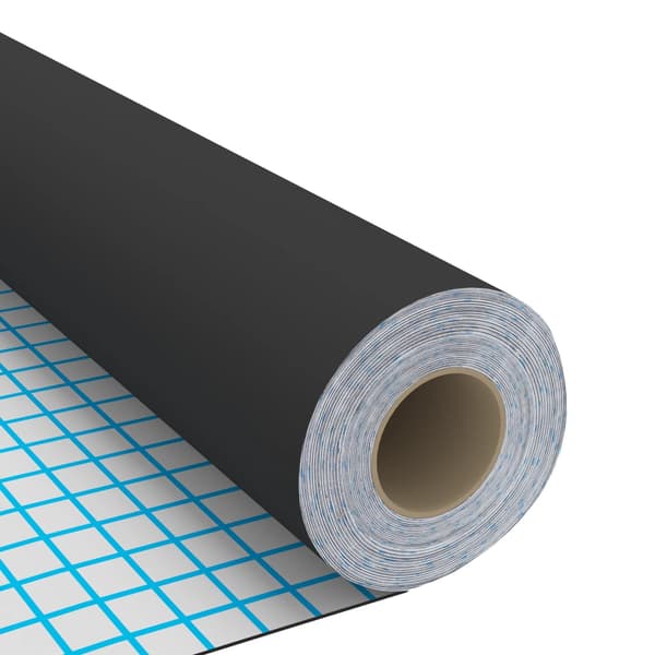 vidaXL selvklæbende møbelfiner, sort, 500x90 cm, PVC