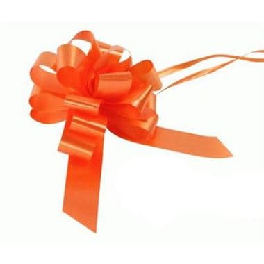 Band rosetter 5 cm orange 10 st