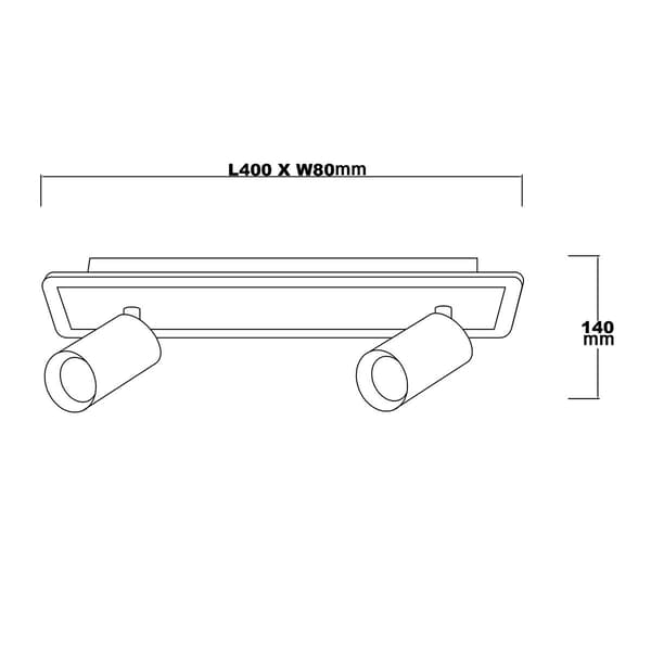 PARMA LED-PANDELAMPE SORT LYS PRESTIGE LP-0612/2WS BK