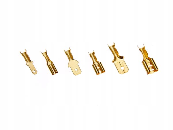 Set med bilkabelkontakter hane hon 2,8-6,4mm 600E