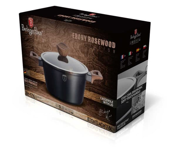 BERLINGER GRANITKRUKA 20cm BH-1716 EBENHALSPALISENTRÄ
