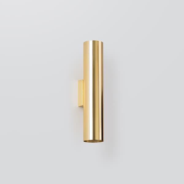 Vägglampa Lagos 2 GU10 Guld Glans Sollux SL.1202