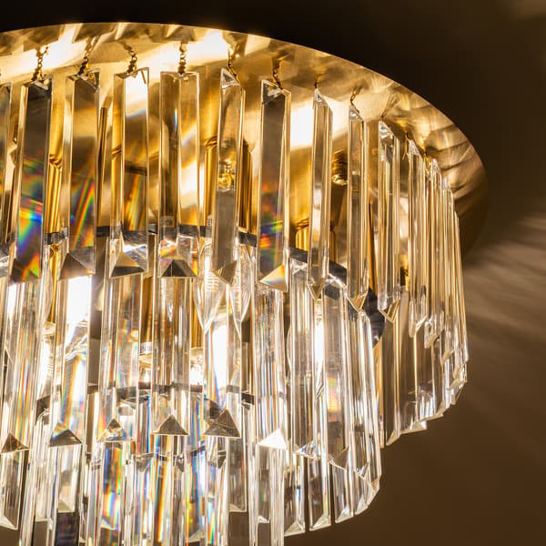 LOFTSLAMPE MILANO 6 E14 GULD MILAGRO ML1023