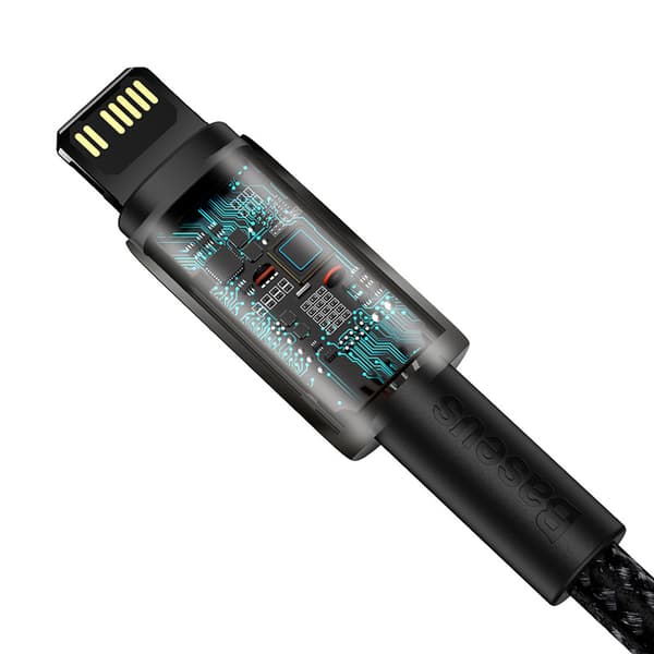 Baseus Tungsten Gold USB-C til Lightning-kabel, 20W, 5A, PD, 1m (sort)