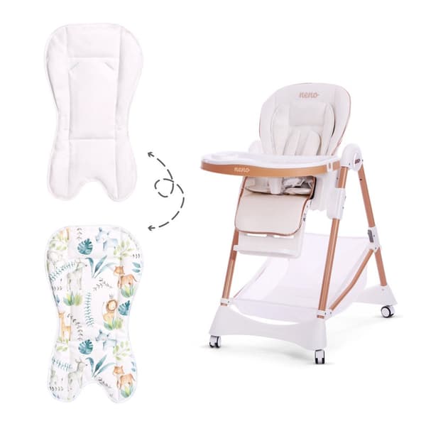 NENO SEDI WHITE matstol, justerbar