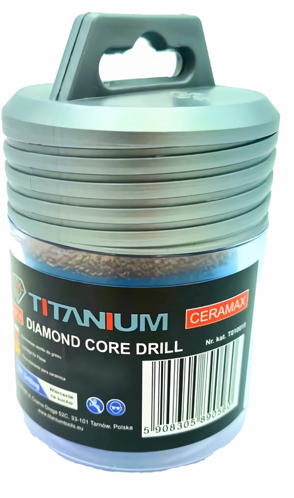 Diamant kernebor 65mm til stentøjsfliser M14 titan