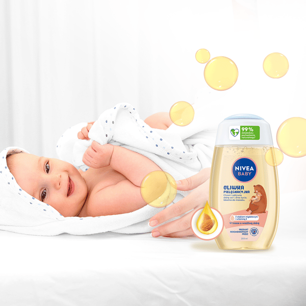 090542 NIVEA Vauva Hoitoöljy 200 ml