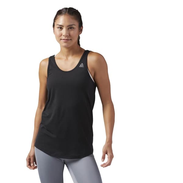 Reebok Elements Ærmeløs T-shirt Sort XS