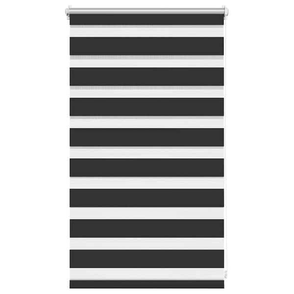 Zebra rullegardin (50 x 100 cm) sort