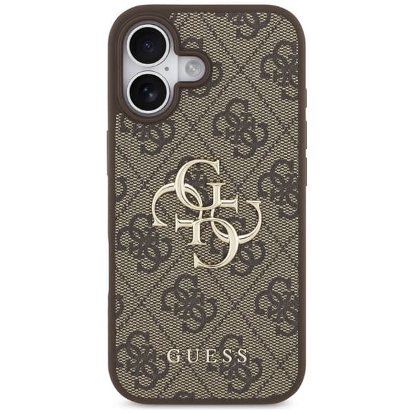 Guess 4G stort logo - iPhone 17 cover (brun)