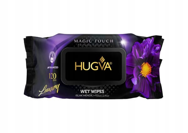 Hugva - luksuriøse Magic Touch vådservietter 120 stk.