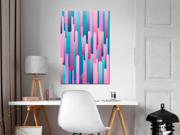 Plakat - Beige kolibrier