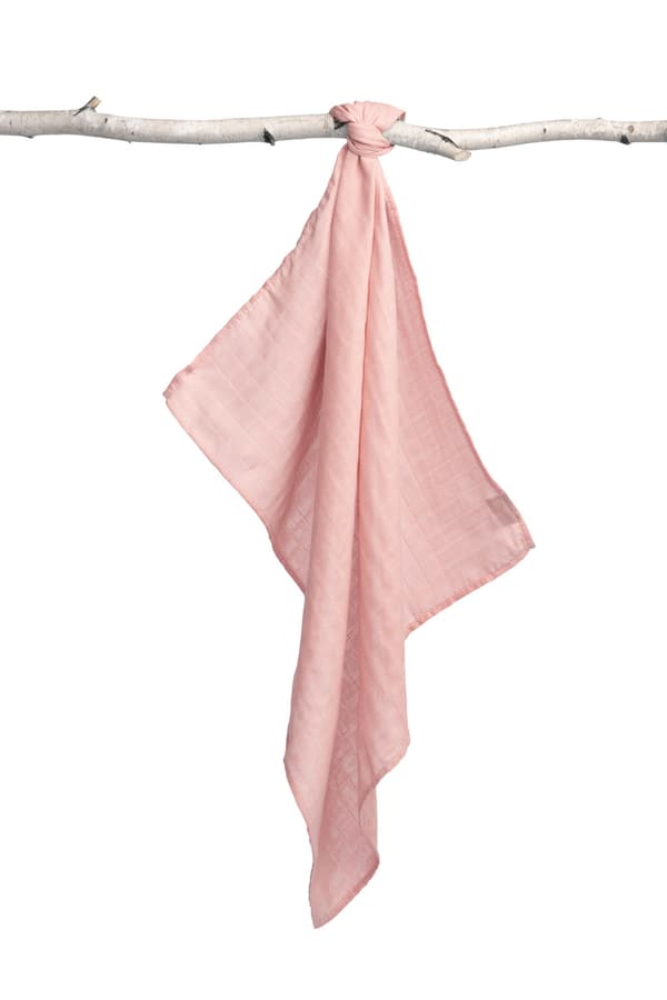 MUSLINBLÖJA 70X80 CM ROSA SLÄT