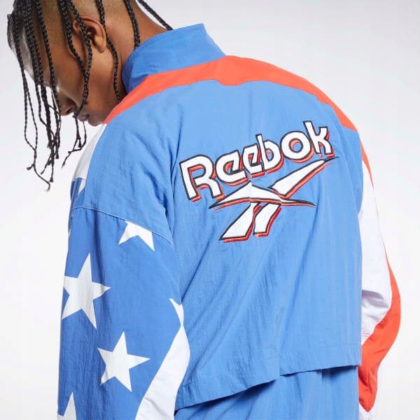 Reebok herrjacka flerfärgad logotyp M