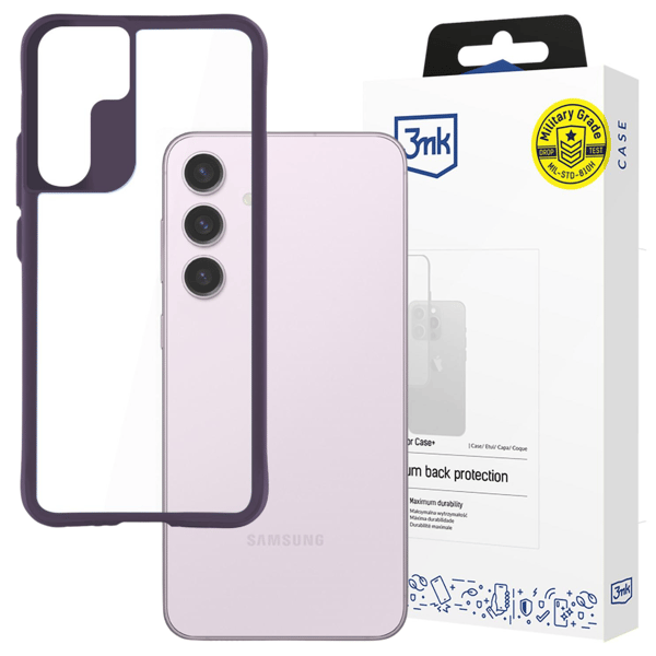 Samsung Galaxy S24 - 3mk Satin Armor Cover+ Lilla