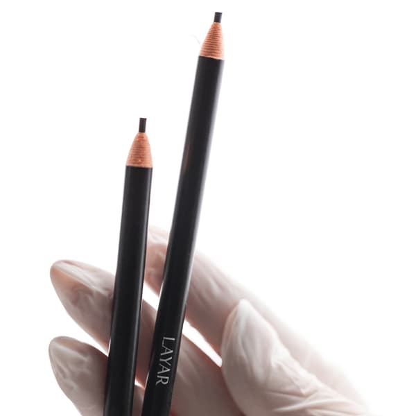 Blyant til forberedende tegning af øjenbryn 2mm brun til permanent makeup