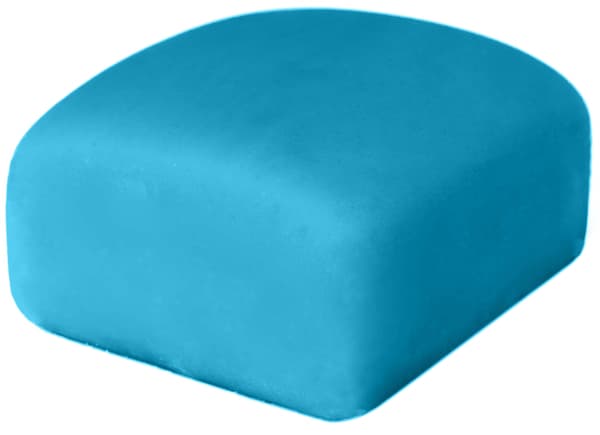 Lyseblå plastikglasur 100g 1 pakke.