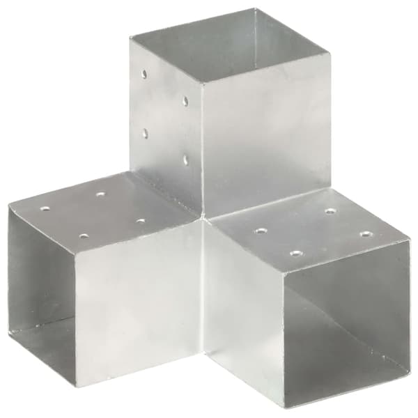 vidaXL Y-formet forbindelse galvaniseret metal 101x101 mm