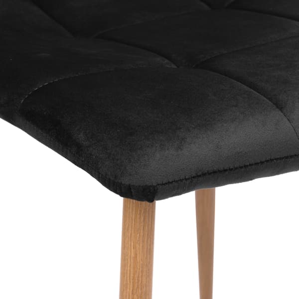 MONTANA VELVET sort fløjlsstol