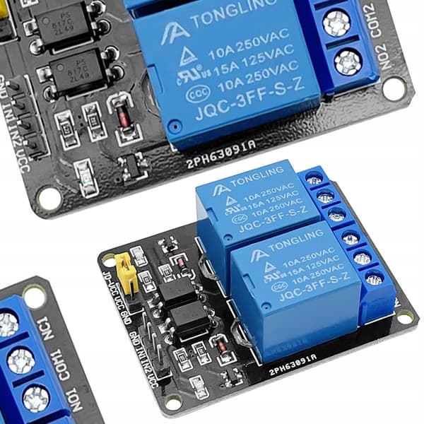Rosfix 2-kanals 12V Arduino relä-modul